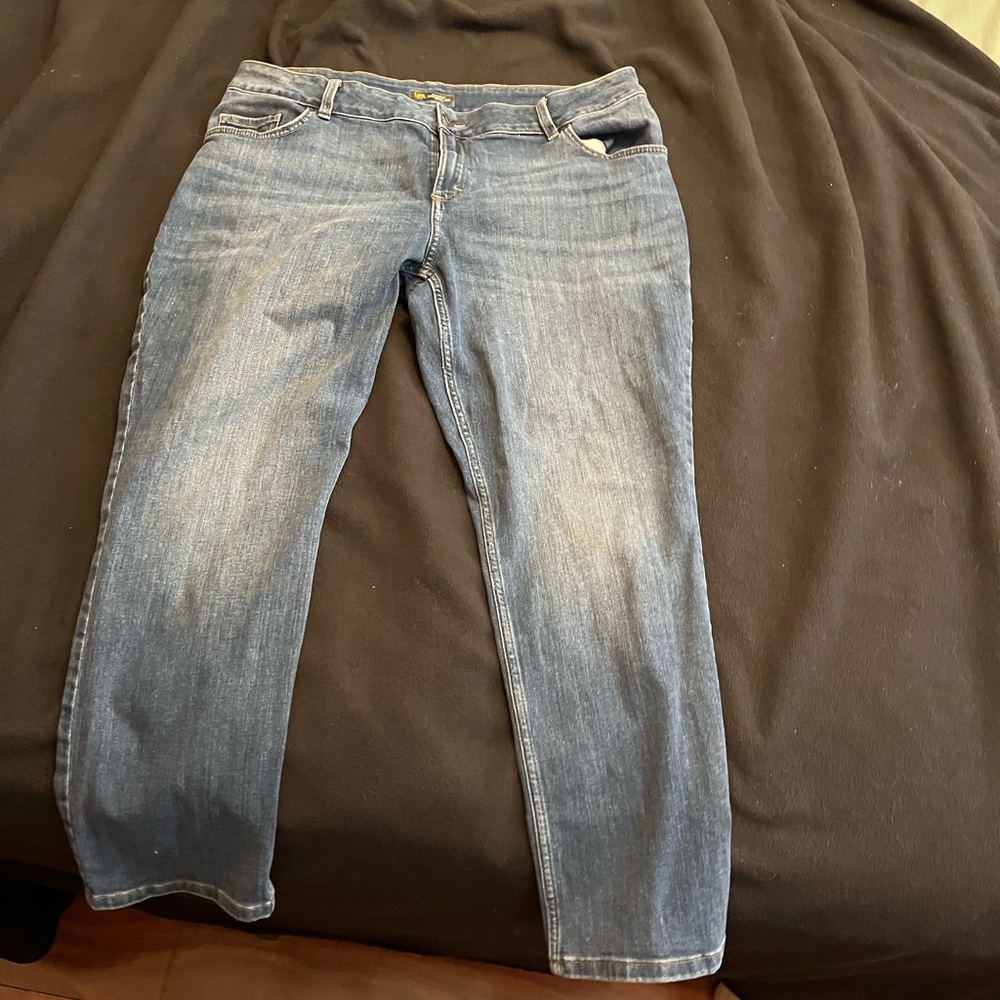 Lee plus size straight leg jeans